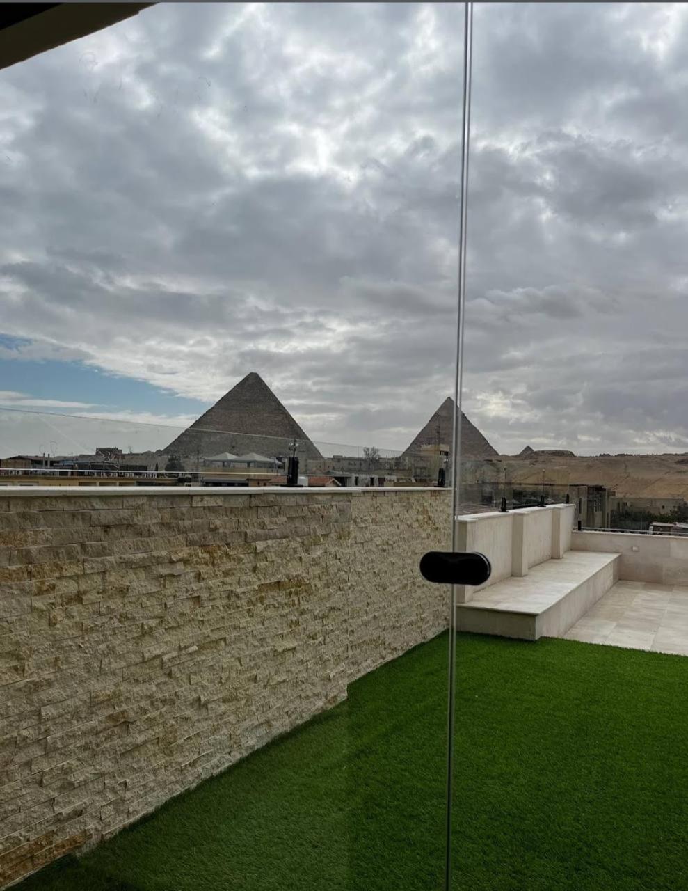 ホテル Aziz Egypt Pyramids View Kafret el-Gabal エクステリア 写真